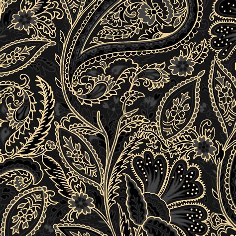 buttercream paisley fabric black metallic gold|Metallic Fabrics Selection .